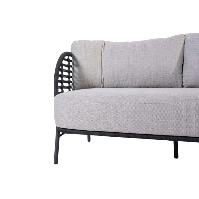 4 Seasons Outdoor Fabrice loungeset + center + Verdi salontafels