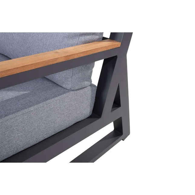 Taste 4SO Gigi loungeset antraciet zonder salontafel