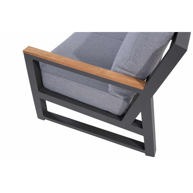 Taste 4SO Gigi loungeset antraciet zonder salontafel