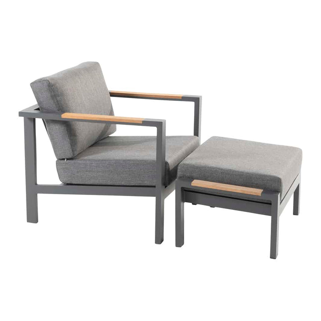 Taste 4SO Ginger loungeset antraciet + salontafel 120 x 64,5 cm