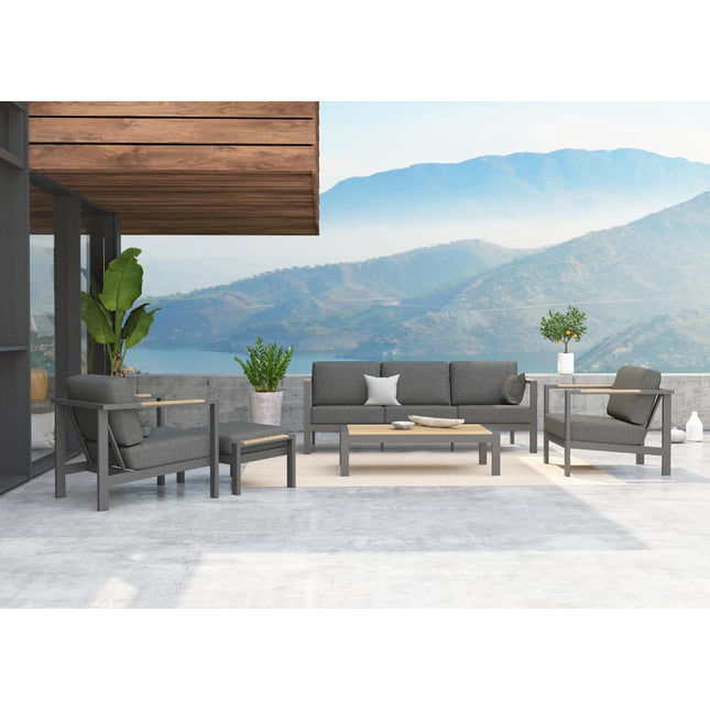 Taste 4SO Ginger loungeset antraciet + salontafel 120 x 64,5 cm