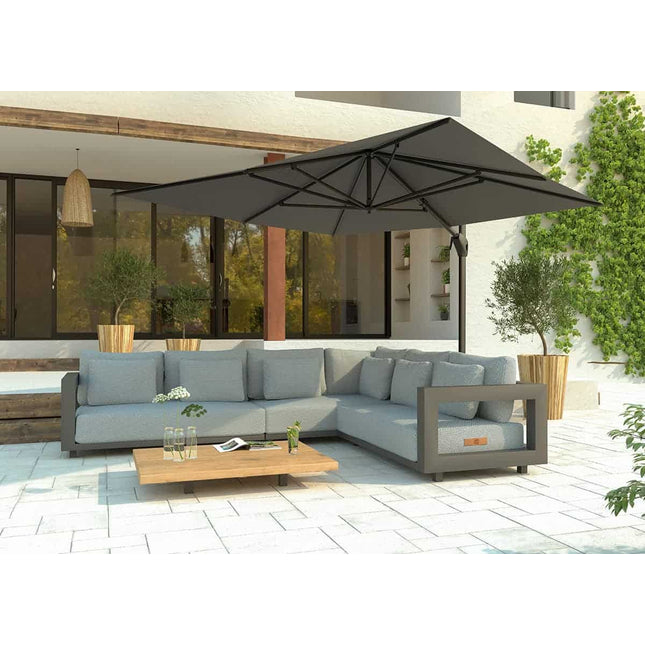 4 Seasons Outdoor Metropolitan loungeset links + salontafel 120 cm
