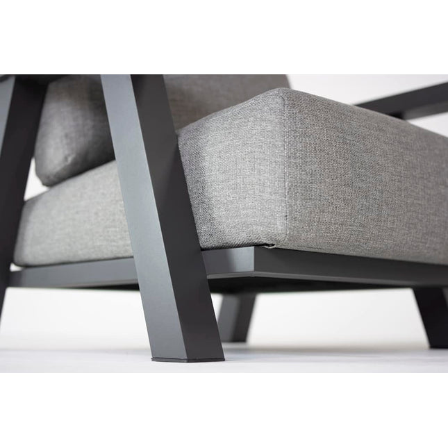 4 Seasons Outdoor Iconic loungeset + Forza hoge salontafel 120 x 70 x 55 cm