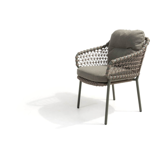 4 Seasons Outdoor Jura stapelbare dining stoel incl. 2 kussens