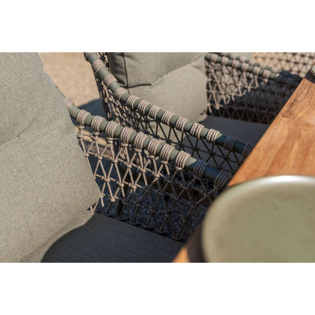 4 Seasons Outdoor Jura stapelbare dining stoel incl. 2 kussens