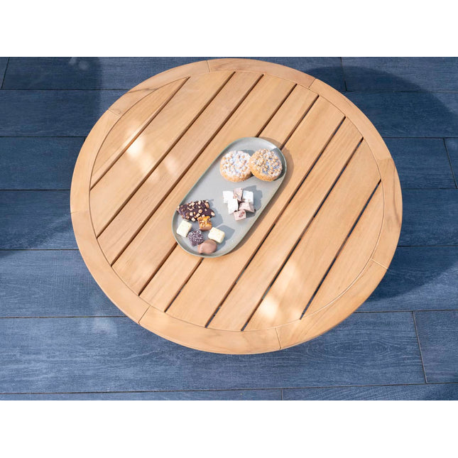 4 Seasons Outdoor Volta salontafel centrale poot olive 80 cm. Ø (H 30)