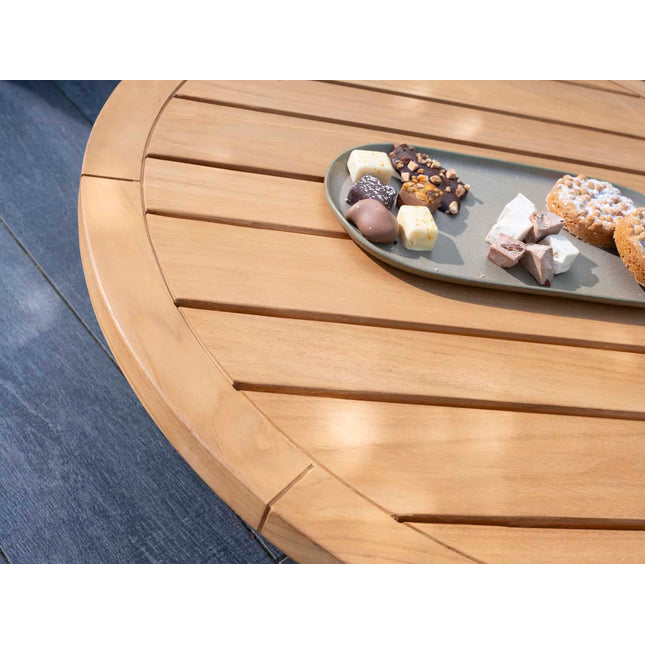 4 Seasons Outdoor Volta salontafel centrale poot olive 80 cm. Ø (H 30)