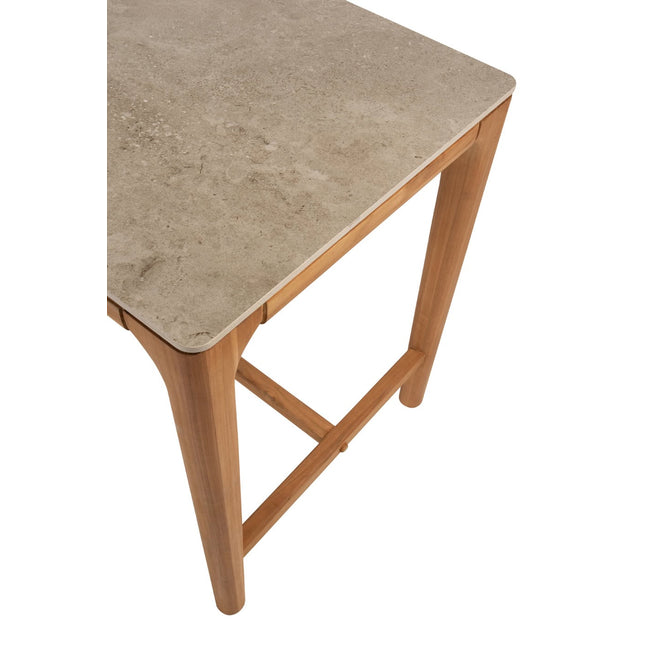 4 Seasons Outdoor Capalbio high dining stoel + Taste 4SO Liam high dining tafel met keramisch blad 220 cm