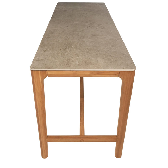 Taste 4SO Liam high dining tafel met keramisch tafelblad 220 x 75 x 95 cm.
