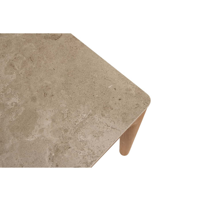 4 Seasons Outdoor Samos dining stoel + Taste 4SO Liam tafel met keramisch tafelblad 240 cm