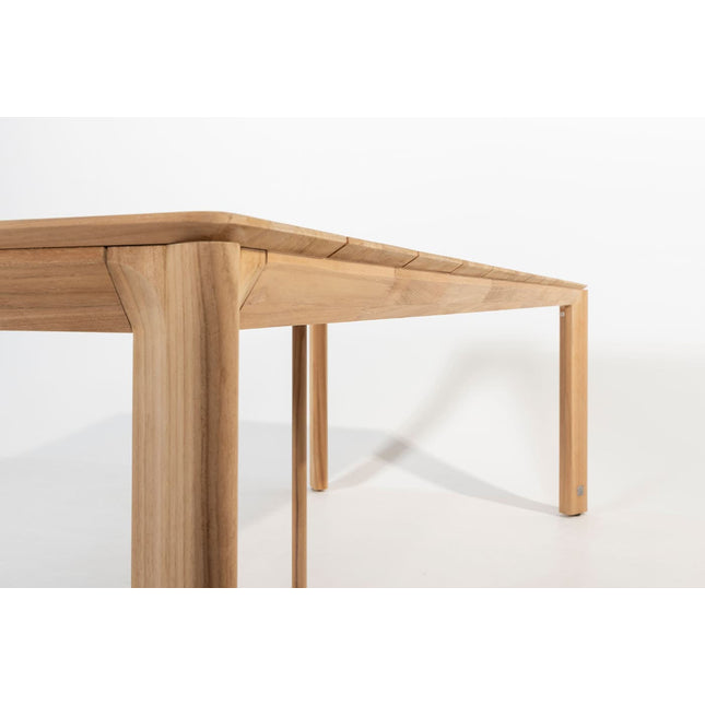 4 Seasons Outdoor Murcia dining olive (6 st.) + Lucas teak tafel 240 cm