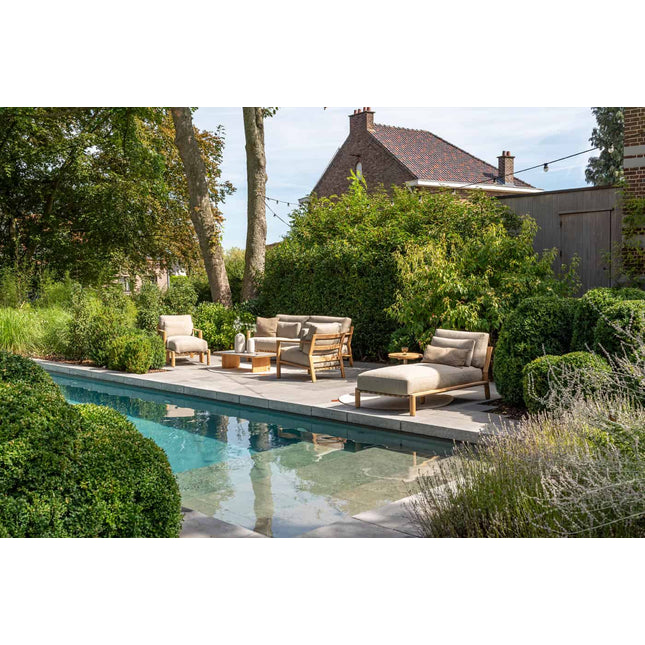 4 Seasons Outdoor Lucas loungeset + Finn salontafel 80 Ø cm