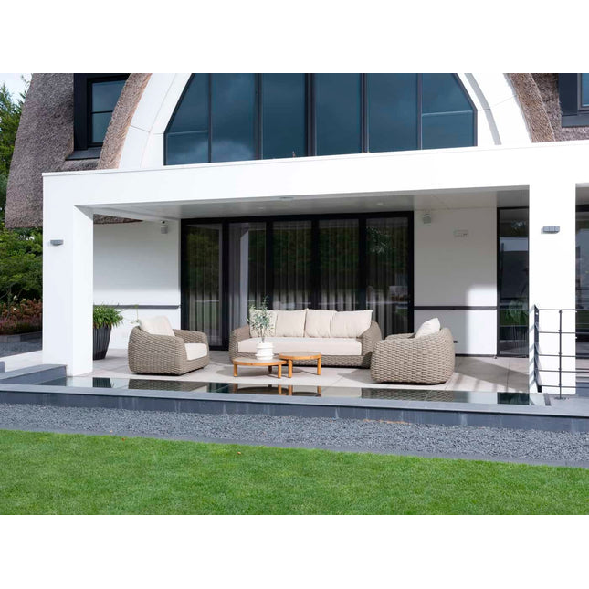 4 Seasons Outdoor Maxime loungeset + Volta salontafels terre