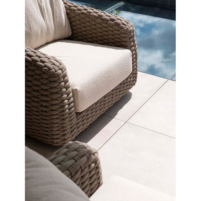 4 Seasons Outdoor Maxime loungeset + Finn salontafels keramiek