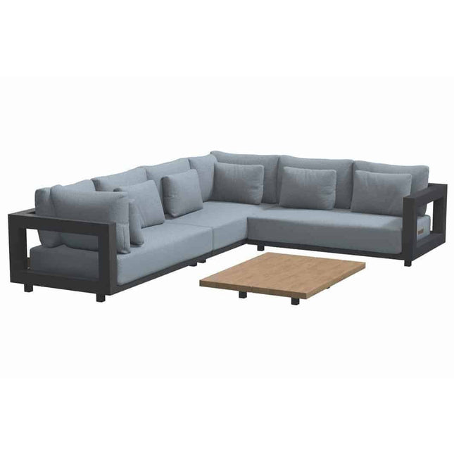 4 Seasons Outdoor Metropolitan salontafel teak 120 x 90 x 18 cm.