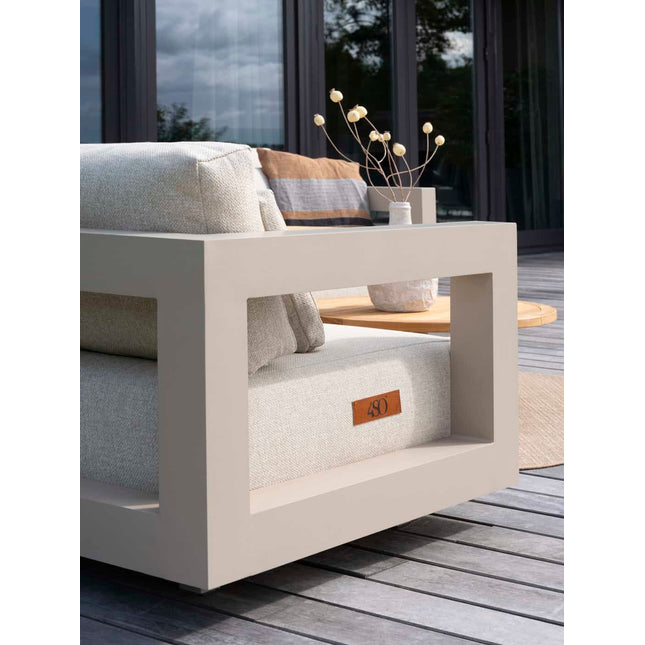 4 Seasons Outdoor Metropolitan 4-zits loungebank latte