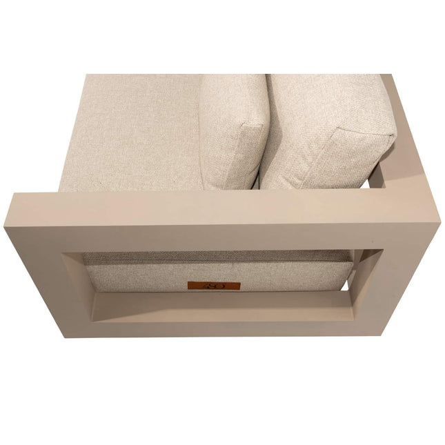 4 Seasons Outdoor Metropolitan 4-zits loungebank latte