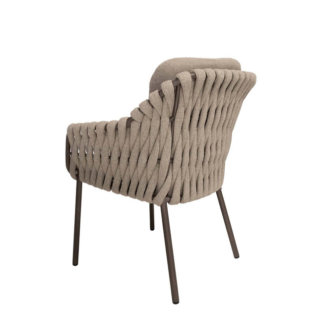 4 Seasons Outdoor Montera dining + Taste 4SO Capri tafel barrel-vorm teak 280 x 110 cm