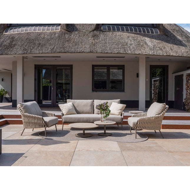 4 Seasons Outdoor Montera 3-zits lounge bank incl. 3 kussens