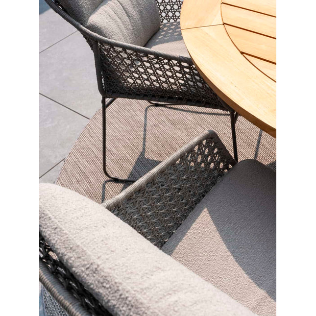 4 Seasons Outdoor Moretti high back dining stoel incl. 2 kussens