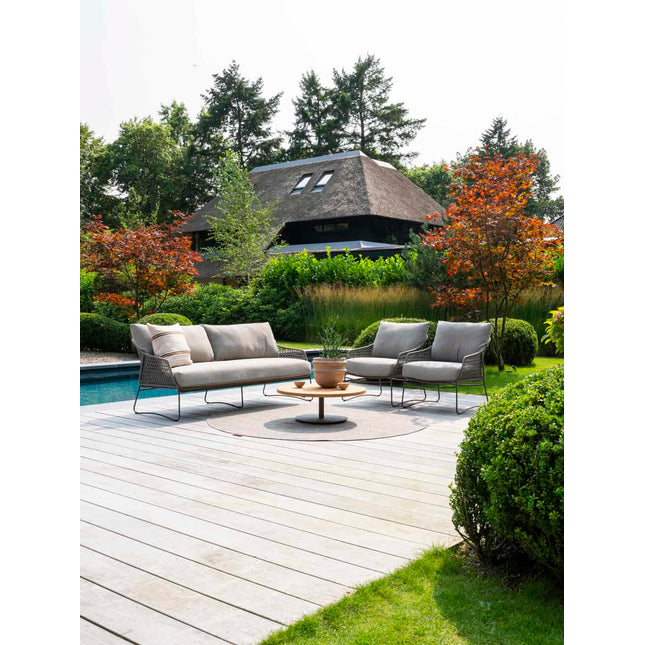 4 Seasons Outdoor Moretti 3-zits lounge bank incl. 3 kussens