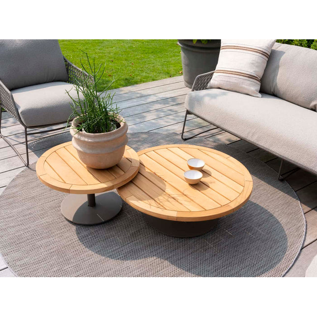 4 Seasons Outdoor Volta salontafel centrale poot terre 80 cm. Ø (H 30)