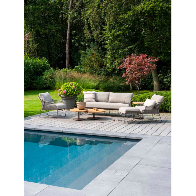 4 Seasons Outdoor Moretti 3-zits lounge bank incl. 3 kussens