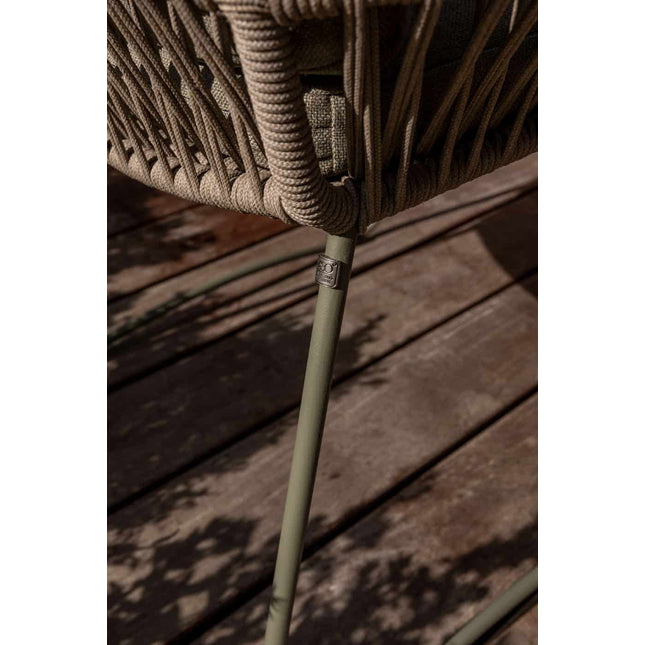 4 Seasons Outdoor Murcia dining stoel olive incl. 2 kussens