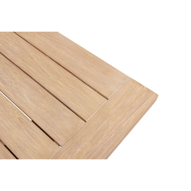 4 Seasons Outdoor Jura dining + Taste 4SO Noah brushed teak tafel 260 cm