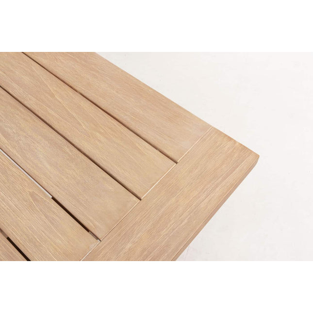 Taste 4SO Noah low dining tafel brushed teak 300 x 100 cm