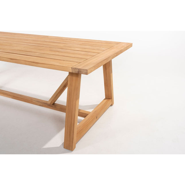 4 Seasons Outdoor Jura dining + Taste 4SO Noah teak tafel 260 cm