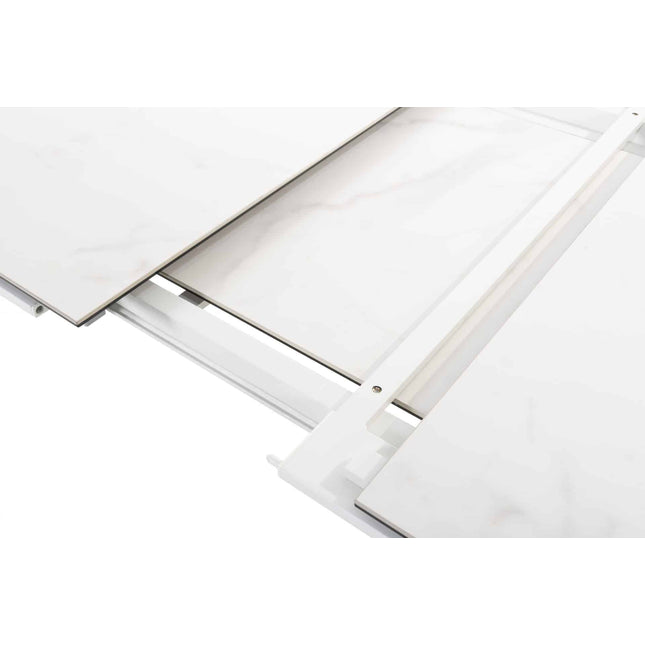 Taste 4SO Optimum uitschuiftafel keramiek wit 220-280-340 cm