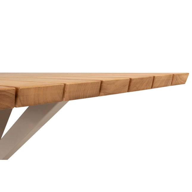 4 Seasons Outdoor Tramonti barstoel + Taste 4SO Prado bartafel teak 200 cm latte