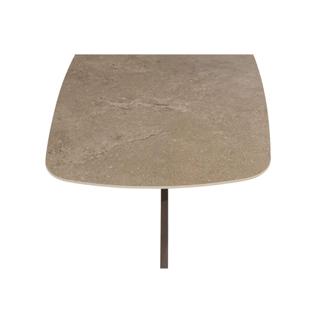 4 Seasons Outdoor Montera dining + Taste 4SO Prado tafel met keramisch tafelblad barrel terre 240 cm