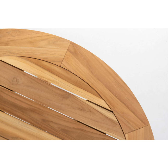 4 Seasons Outdoor Como dining + Taste 4SO Prado teak tafel 130 Ø cm