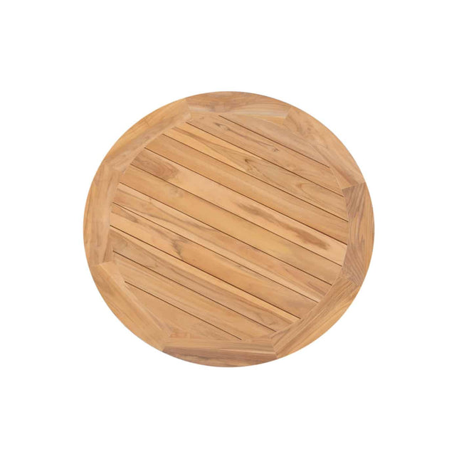 Taste 4SO Barista dining antraciet + Prado teak tafel 130 Ø cm