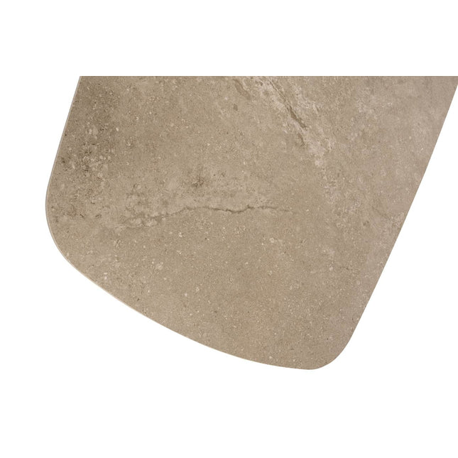 Taste 4SO Albano dining stoel (6 st.) + Prado tafel met keramisch tafelblad barrel latte 240 cm