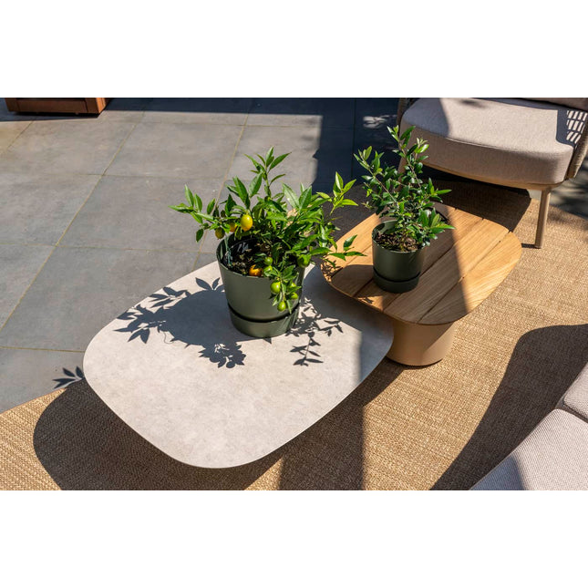 Taste 4SO Demi set van 2 salontafels latte 50 x 60 en 70 x 80 cm.