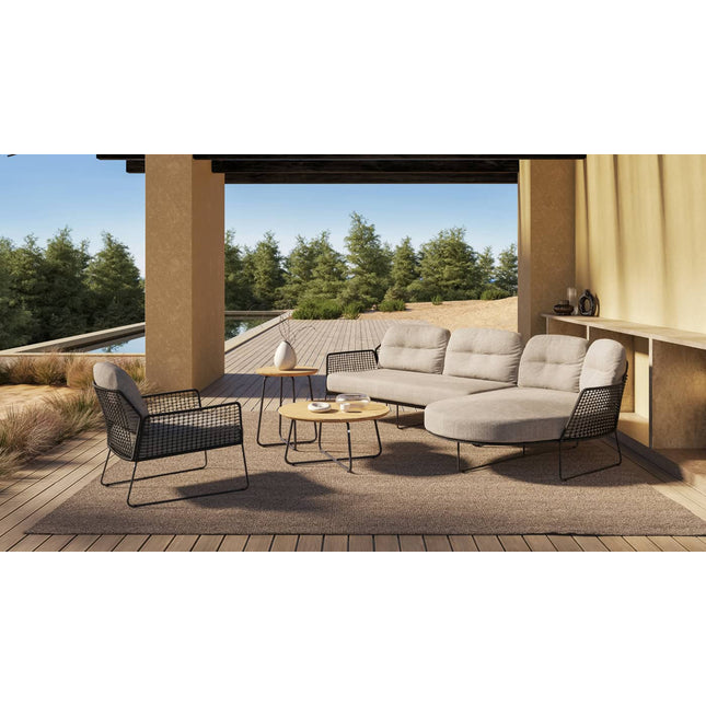 Taste 4SO Rhodos chaise lounge bank + lounge stoel