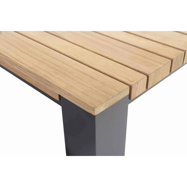 Taste 4SO Cadiz verstelbare stoel + Ridge tafel antraciet 220 cm