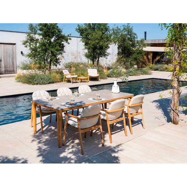 Taste 4SO Liam eettafel met keramisch tafelblad 240 x 100 x 75 cm.