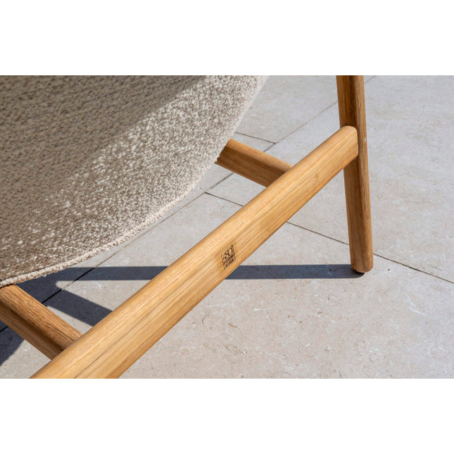 4 Seasons Outdoor Samos bistro loungeset + Finn salontafel teak 60 Ø cm