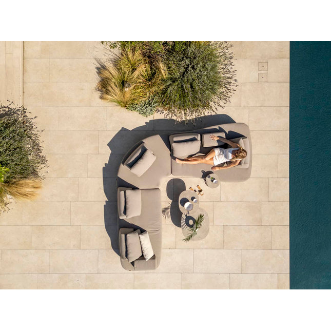 4 Seasons Outdoor Santorini hoekbank zonder salontafel