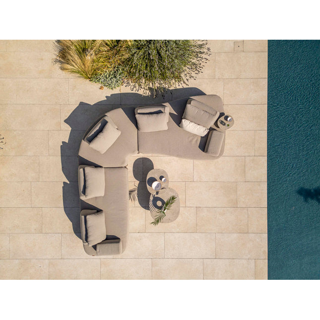 4 Seasons Outdoor Santorini hoekbank + Sofie salontafels