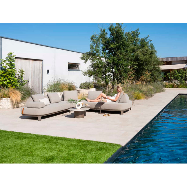 4 Seasons Outdoor Santorini hoekbank + Sofie salontafels