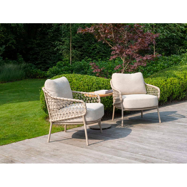 4 Seasons Outdoor Sardinia low dining stoel incl. 2 kussens