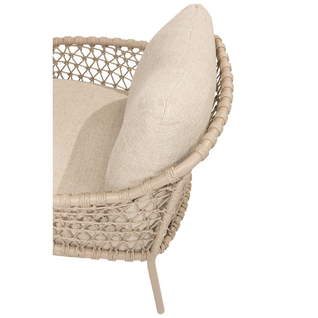 4 Seasons Outdoor Sardinia bistro loungeset + Boaz bijzettafel 45 Ø cm