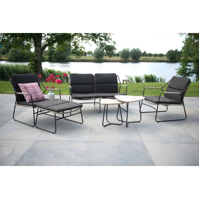 4 Seasons Outdoor Axel side tables driehoek teak (set van 2)