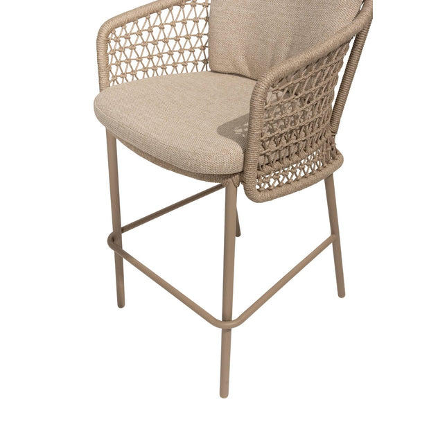 4 Seasons Outdoor Tramonti high dining stoel latte incl. 2 kussens