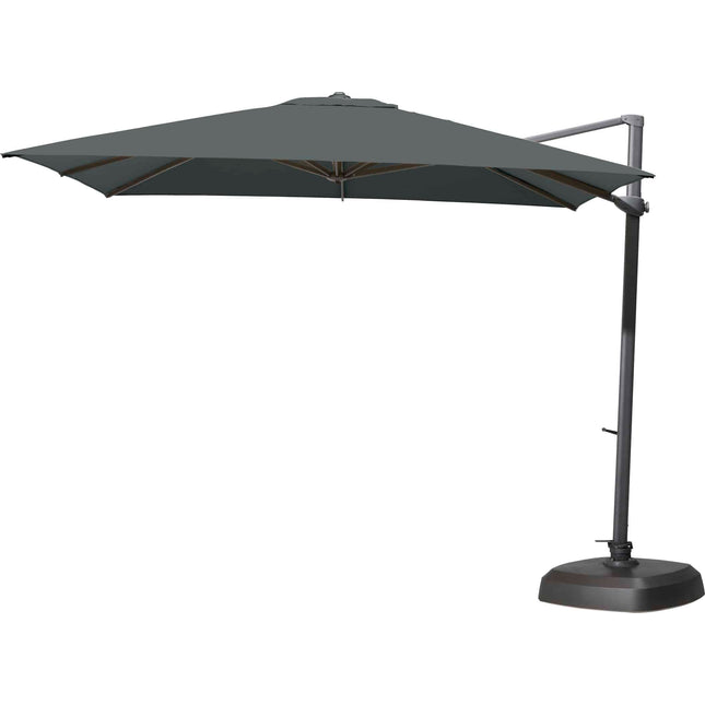 4 Seasons Outdoor Parasol Siesta 300 x 300 cm charcoal